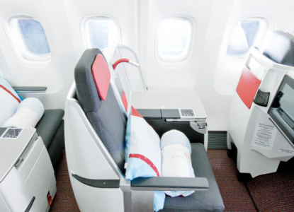 Austrian Airline business class round the world airfares