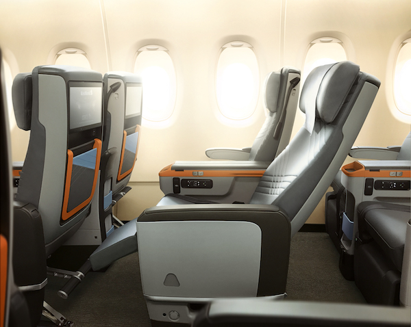 Singapore Airlines Premium Economy - Window seats