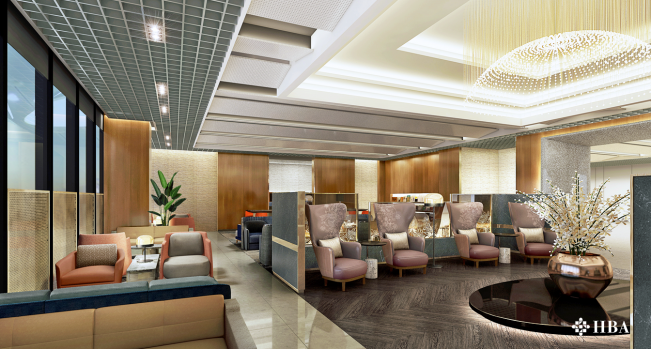 Singapore Airlines New Lounges, Changi T3 - Artist's Impression